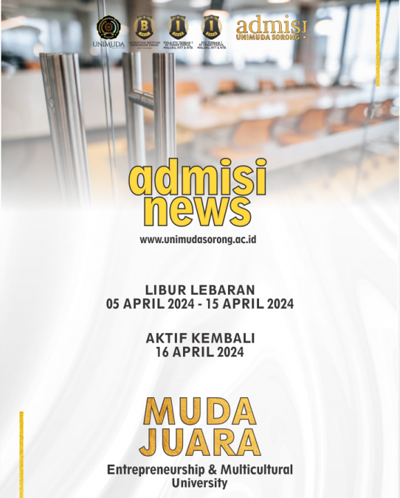 ADMISI NEWS, Libur Lebaran UNIMUDA Sorong