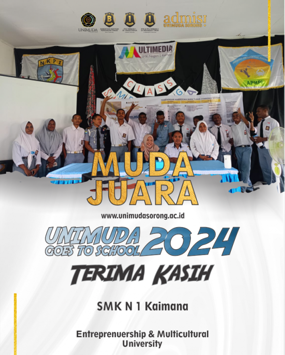 Kali ini UNIMUDA Sorong menyambangi Kota Senja di Tanah Papua