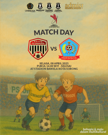 MATCH DAY, PS UNIMUDA VS PERSISOS at Stadion Bawela Kota Sorong