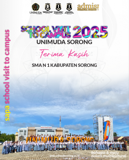 SAPA SCHOOL VISIT TO CAMPUS UNIMUDA SORONG kali ini datang dari SMA N 1 KABUPATEN SORONG