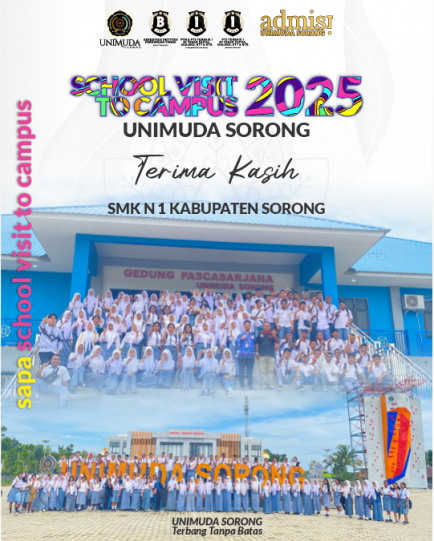 SAPA SCHOOL VISIT TO CAMPUS UNIMUDA SORONG kali ini datang dari SMK N 1 KABUPATEN SORONG