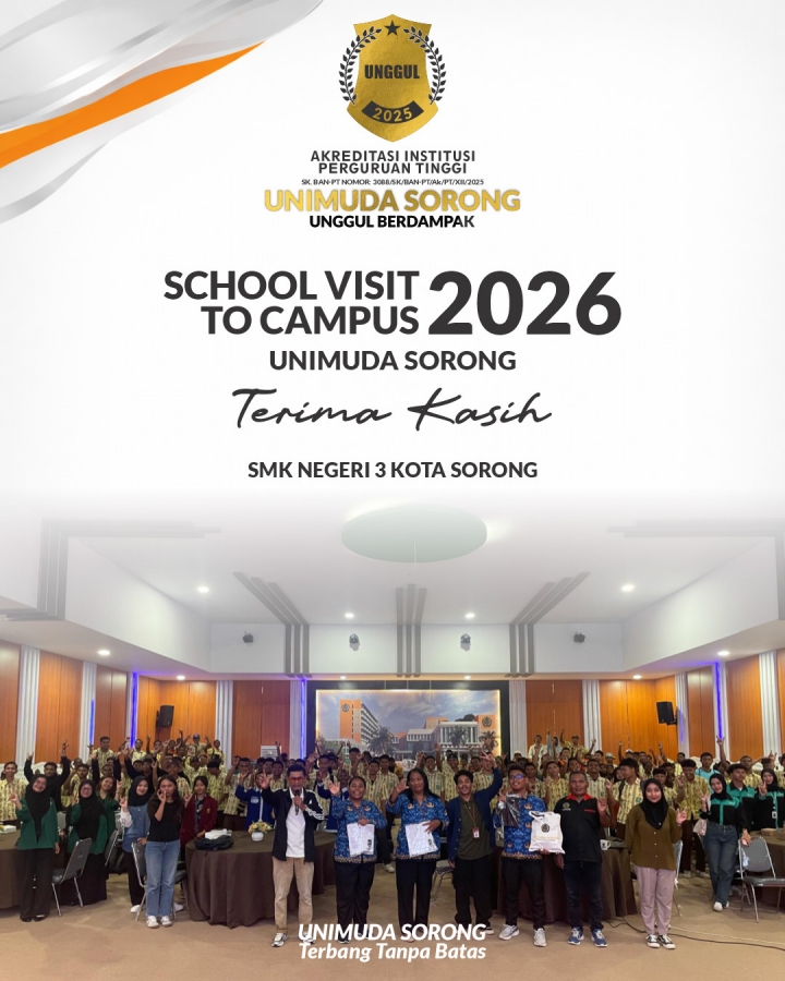 SCHOOL VISIT TO CAMPUS kali ini datang dari SMK NEGERI 3 KOTA SORONG, yang luar biasa!!!!