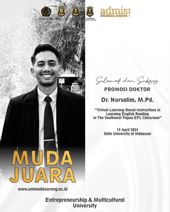 Selamat & Sukses (Dr. Nursalim, M.Pd.) Promosi Doktor